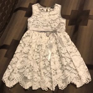ZUNIE Floral Lace Dress Little Girl Size 6